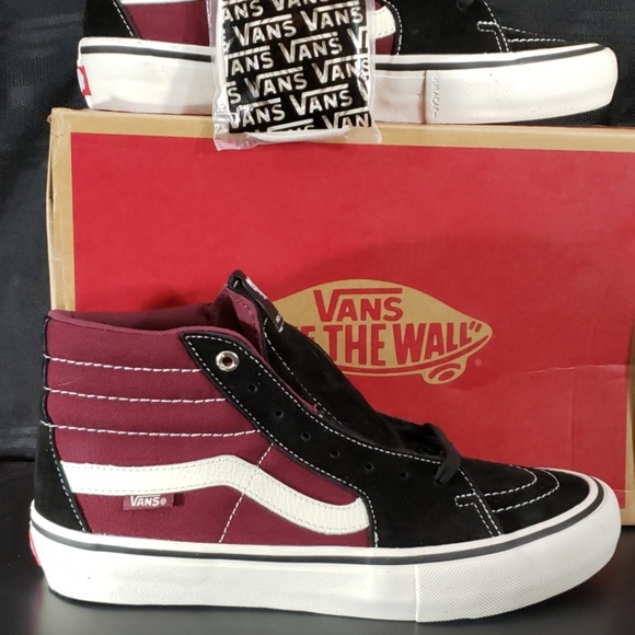 vans sk8 hi pro red